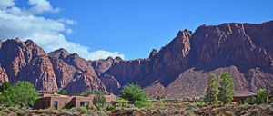 Ivins Utah homes in Kayenta with beautiful red sandstone views