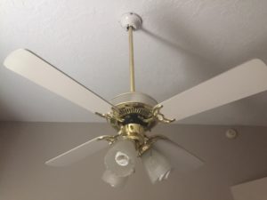 spring cleaning your ceiling fans.