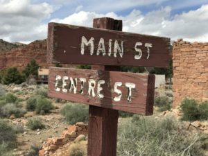 Main Street in Silver Reef Utah