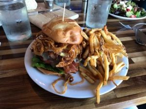 Farm Burger at Cliffside Restaurant St George