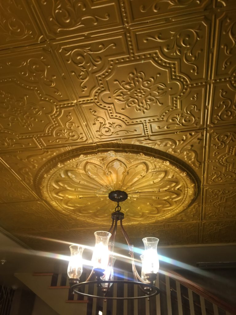 Light fixture at The Electric Theater.