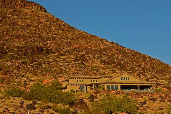 Whisper Ridge house on hillside