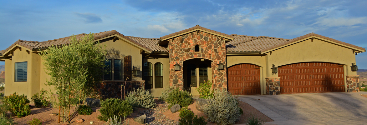 Whisper Ridge home in morning sun