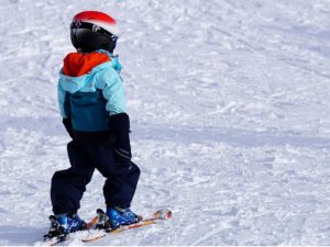 Kids can learn skiing southern Utah from a young age.
