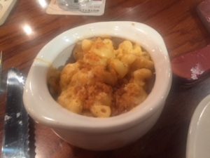 Side dish of mac and cheese